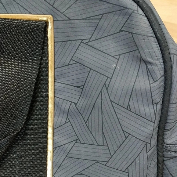 PUMA Duffle Bag Black and Grey with Gold Hardware Gym Workout - Picture 14 of 14